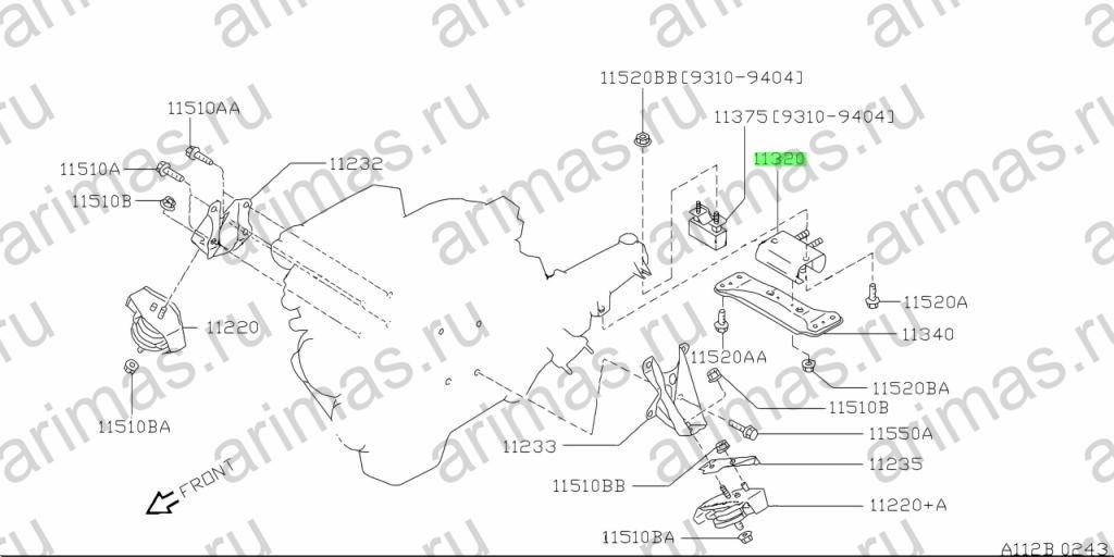 Схема 11320-65F10