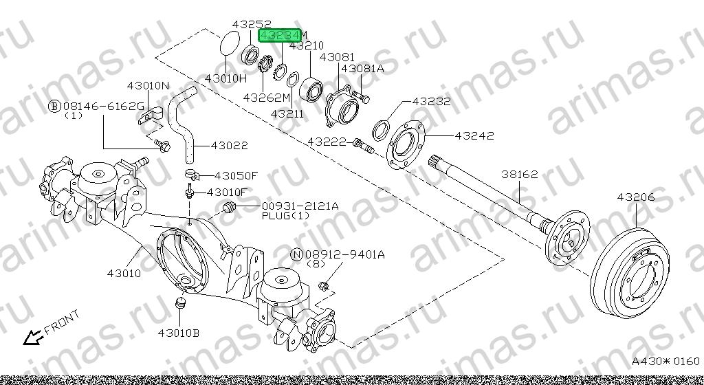 Схема 43234-0W000