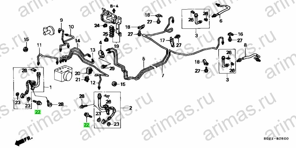 Схема 46462-SE0-000