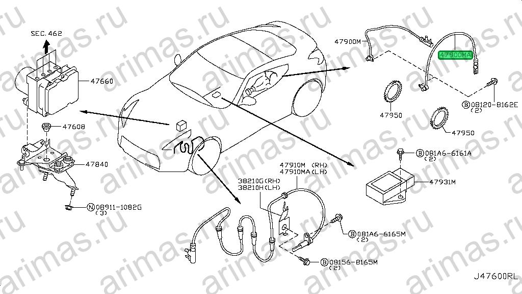 Схема 47901-1BB1A